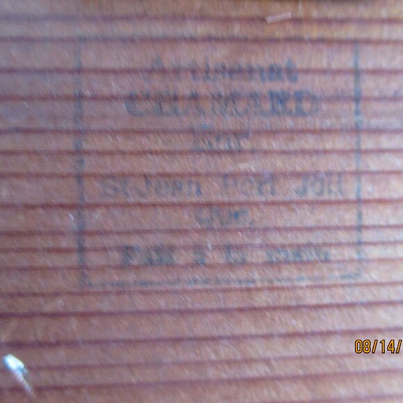 Vintage Fait Au Nadeau Copper Plaque/Winter Scene/Horse & Sleigh-#18 - Picture 4 of 4